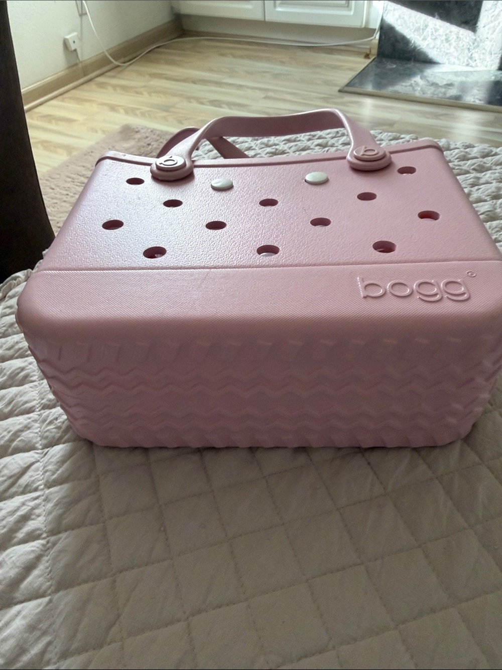 BOGG BAG Pink Perforated Tote - Picture 5 of 5